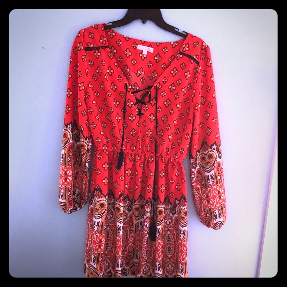 Bright Tribal Dress